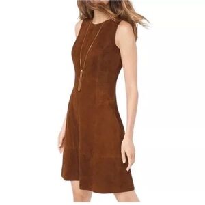 White House Black Market Rich Brown Mini Dress